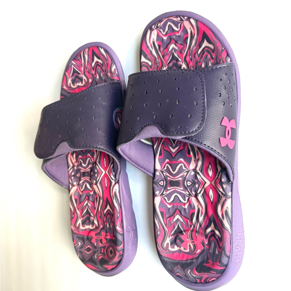 Under Armour Women's Ignite Pro Graphic Slide Sandal. - Picture 3 of 8
